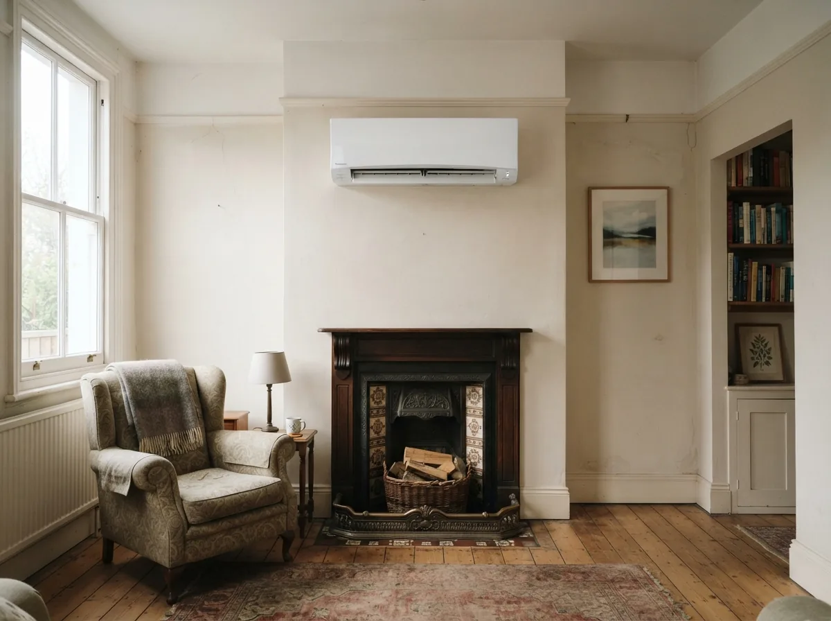 A 3.5 kW wall unit in a living room