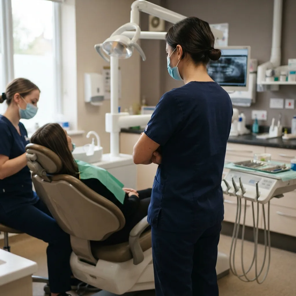 The principal dentist in the surgery
