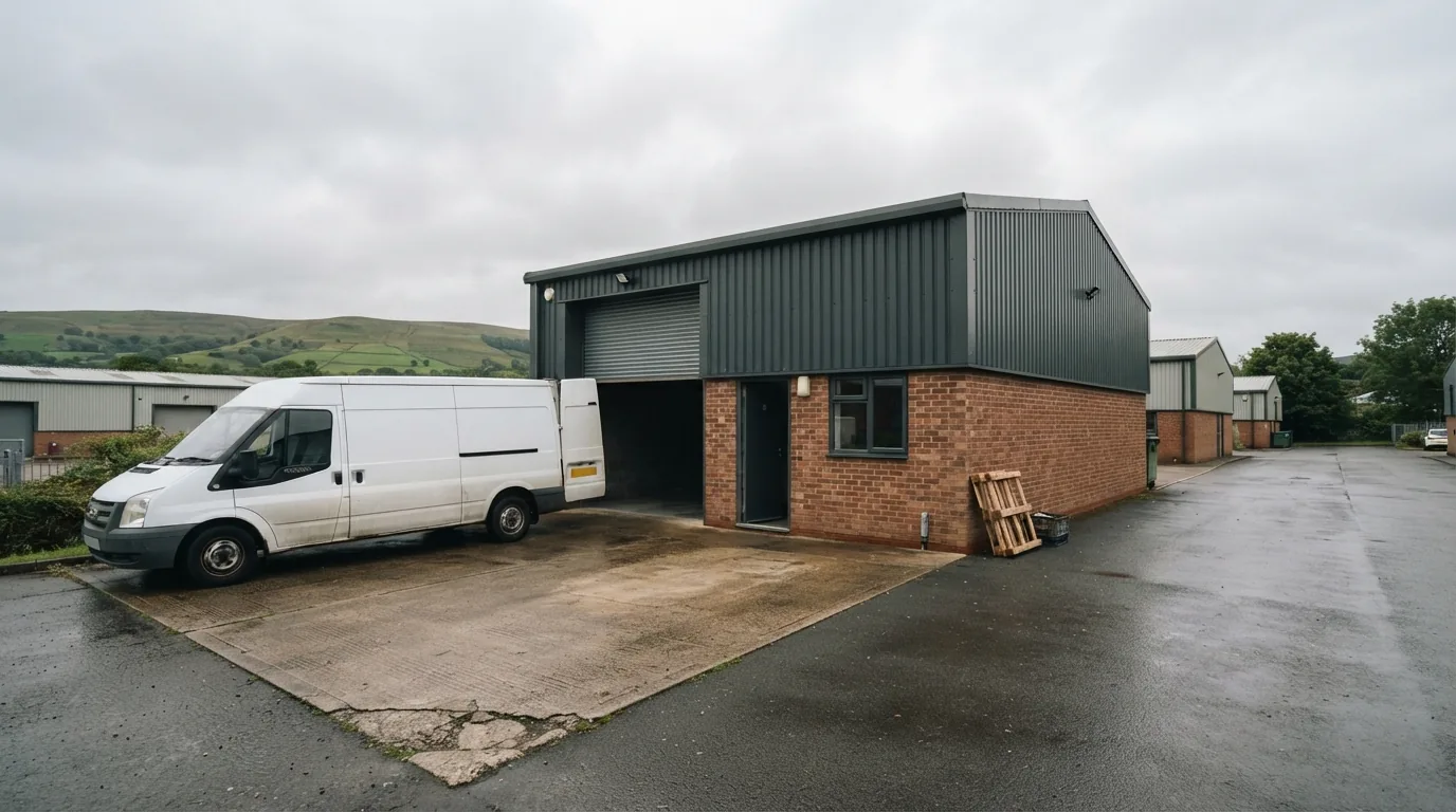 Our trade unit on an industrial estate near Hebden Bridge