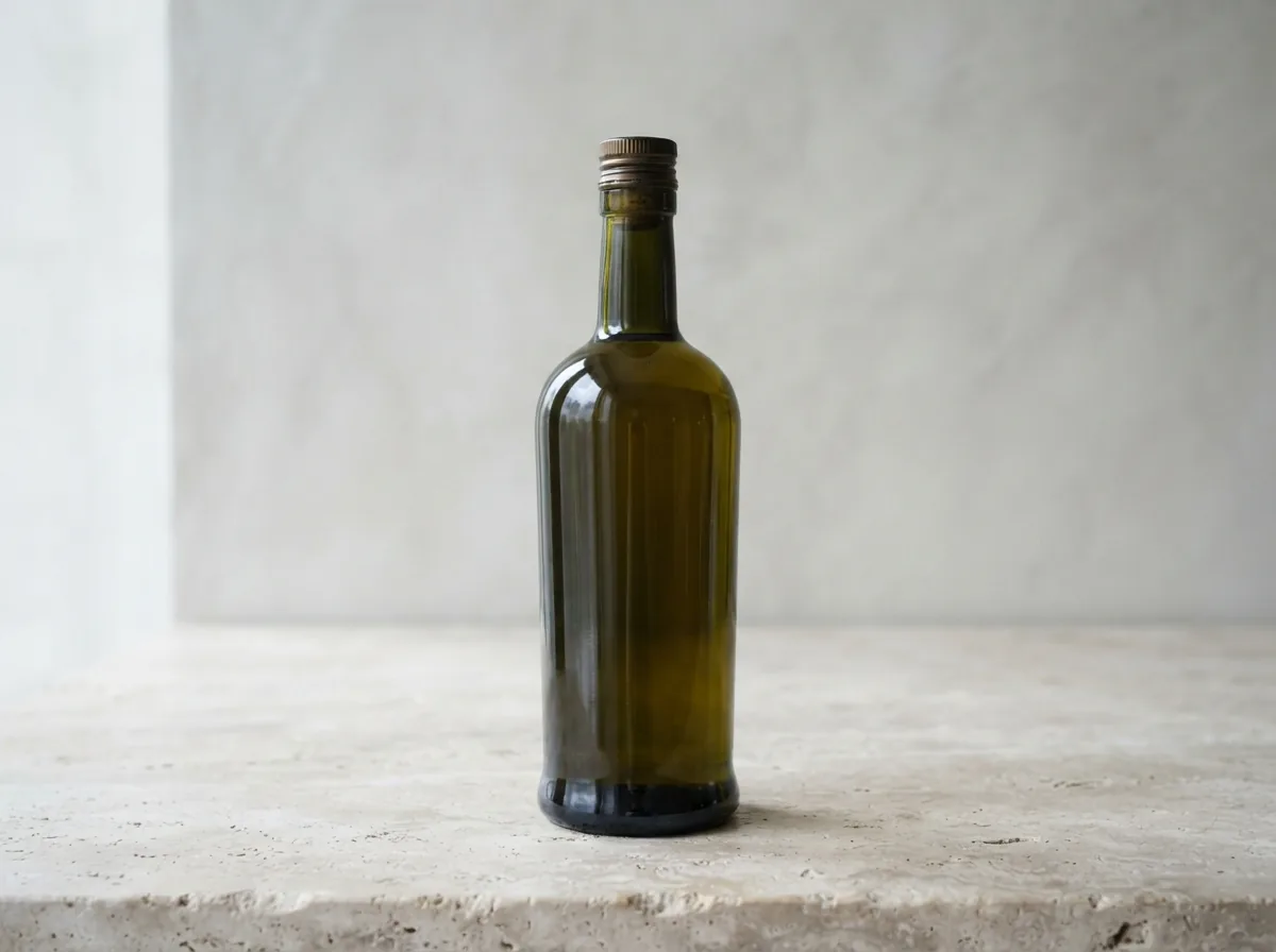 Broken dark chocolate with cocoa beans on dark paper