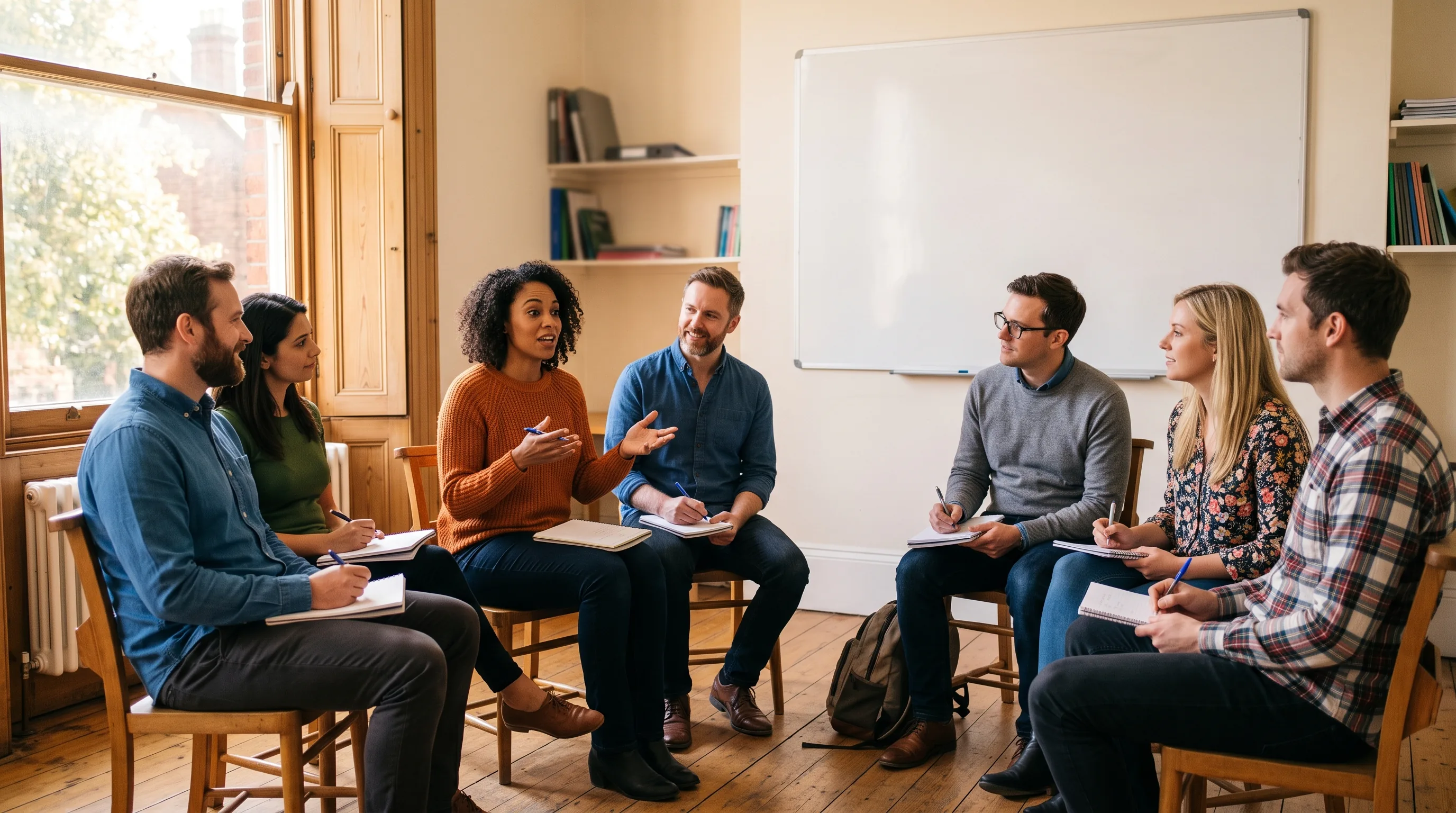 A small Spanish class in progress