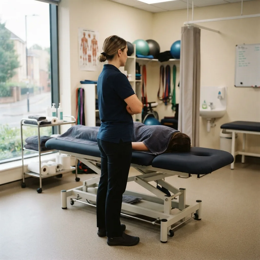The clinical lead in a treatment room