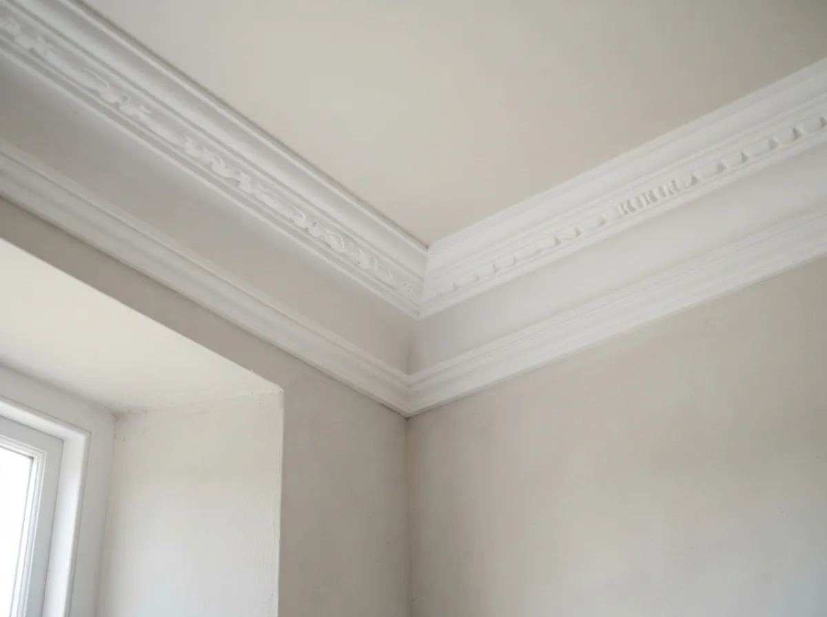 A wall hacked off cleanly to sound brick after damp, ready to re-plaster